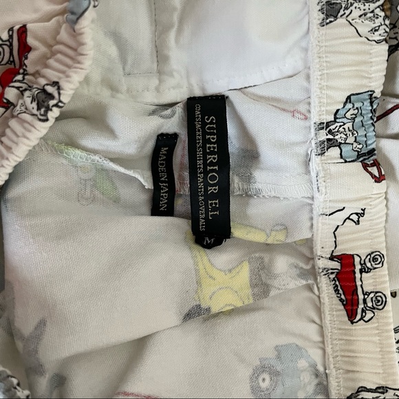 SOLD FRENCH BULLDOG sz S Bermuda Shorts Superior EL Japan Drawstring Elastic - Picture 3 of 5